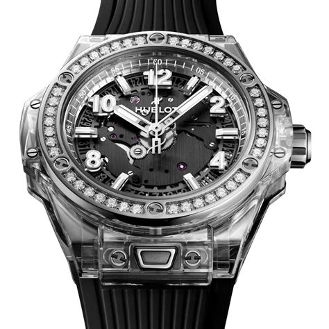 hublot big bang one click saphire|More.